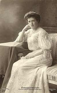 María Enriqueta de Austria (1883-1956)