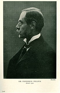 Sir Frederick Pollock, 3rd Baronet