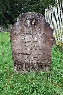 Vernon Henry St John, 6th Viscount Bolingbroke, 7th Viscount St John